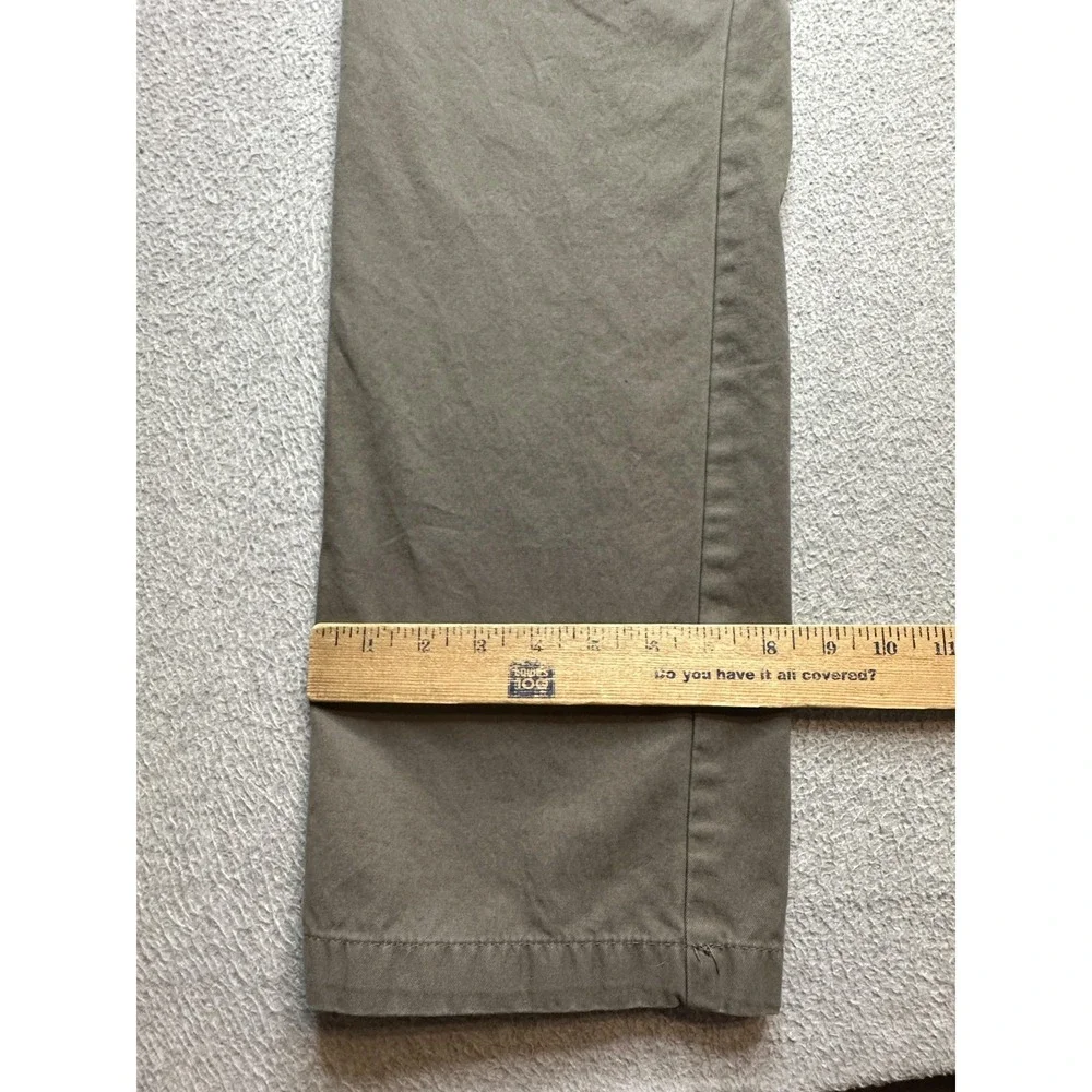 Banana Republic‎ Gavin Chino Pants Mens 33x34 (31x32) Gray Straight Fit Cotton
